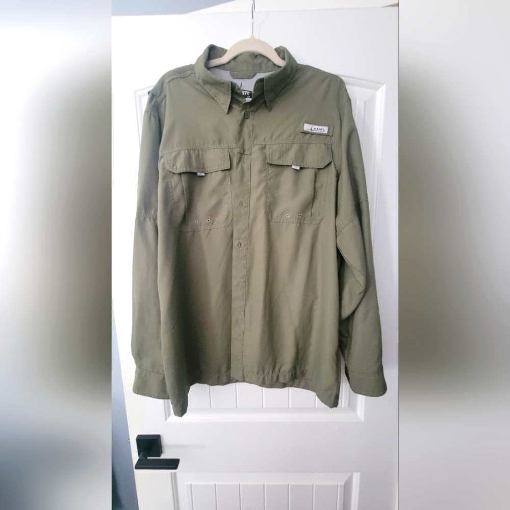 Habit Green Lightweight Shirt Jacket